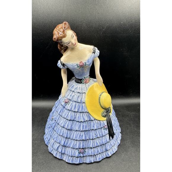 Vintage 1947-1953 GOLDCREST SOUTHERN BELLE FIGURINE Peggy Porcher Nice!